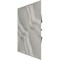 Ekena Millwork 19 5/8in. W x 19 5/8in. H Rogue EnduraWall Decorative 3D Wall Panel Covers 2.67 Sq. Ft. WP20X20RGGLN - alternate 3